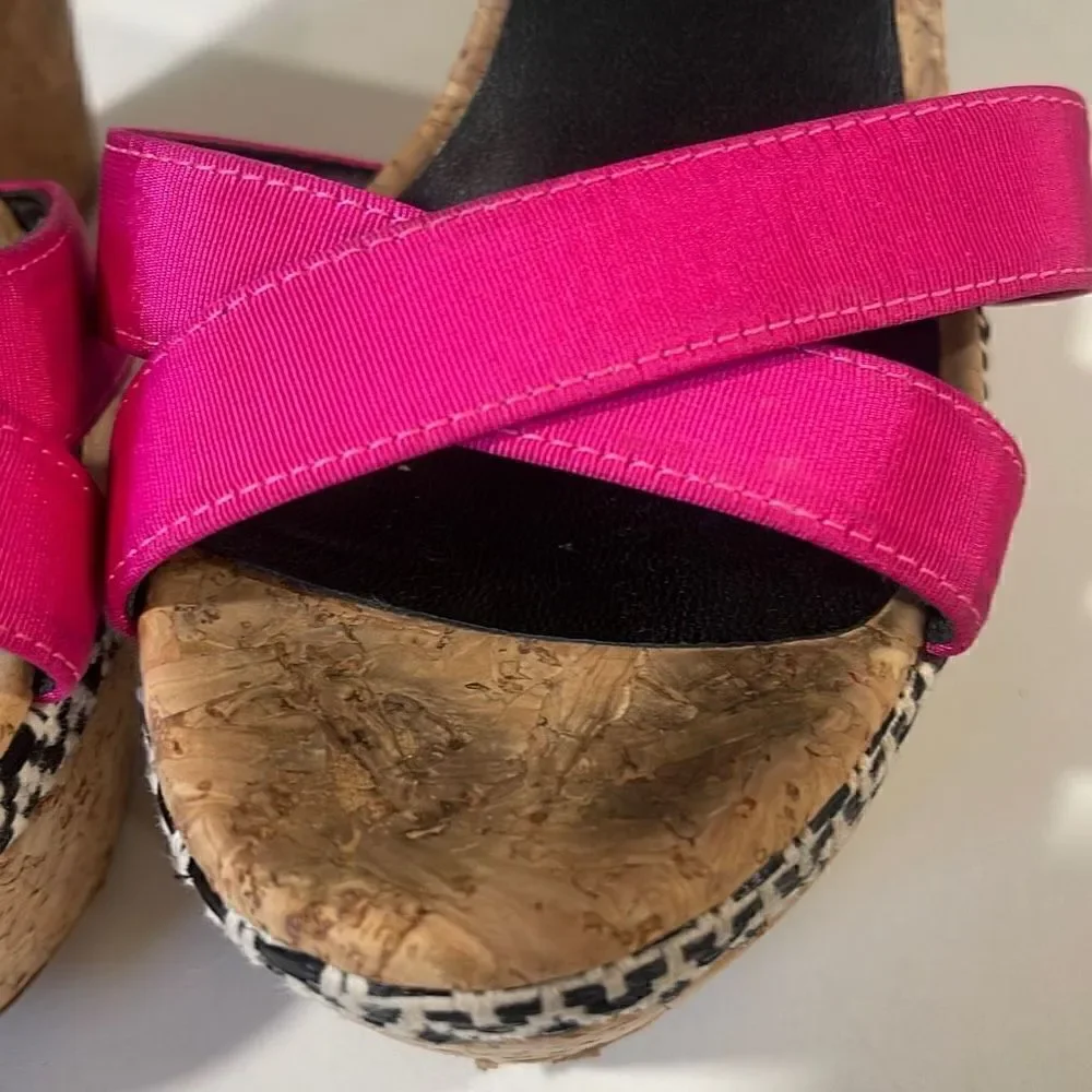 Rupert Sanderson Wedge/Platform Sandals Size 38.5